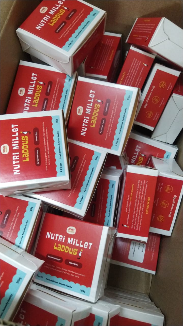 Kalki Millets packaging design process