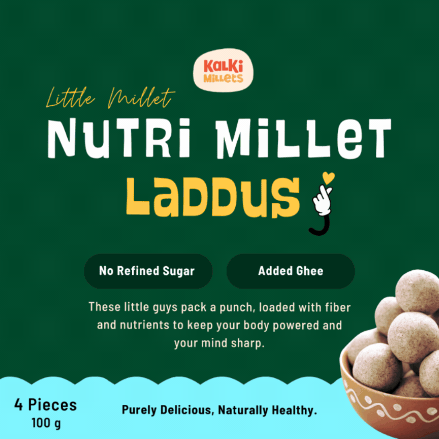 Kalki Millets packaging design